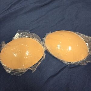 Stick-On Silicone Bra Cups in Beige - Invisible Adhesive Support